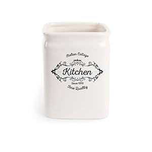 Excelsa Gebruiksvoorwerpenhouder, keramiek, wit