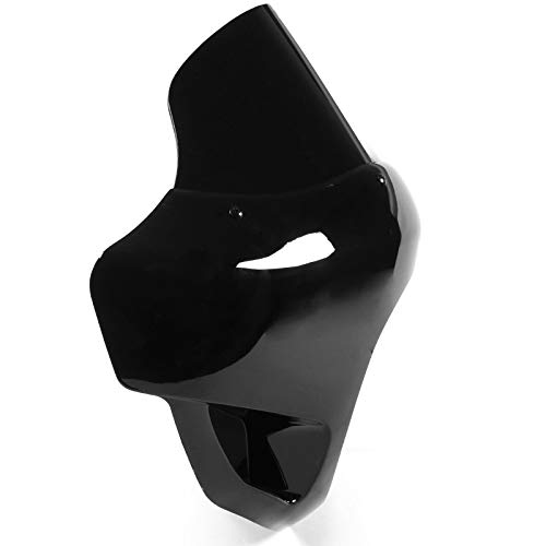 image for Krator Universal Blackout Windshield Headlight Fairing Compatible with