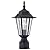 Outdoor Post Lights, Lamp Post Light Fixture with E26 Socket, Exterior Post Lantern with Clear Glass Shade, Pillar Outside lighting for Walkway, Driveway, Carriage, Matte Black, Anti-Rust & Waterproof