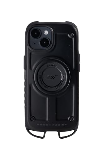 �yROOT CO.�z[iPhone 13/14/15���p]GRAVITY Shock Resist Case Rugged.(�u���b�N)