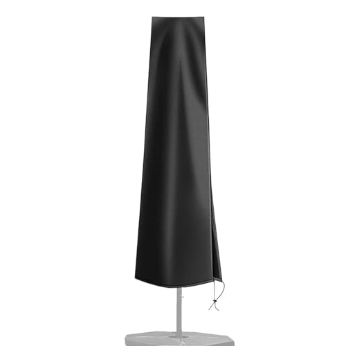 Cubierta De Paraguas - Garden Paraguas Cubierta | Paraguass De Patio En Voladizo Con Cierre Dee Cremallera Con Cordón | Parasol Jardín Servicio Pesado Para Facilitar El Almacenamiento Y El Transpo
