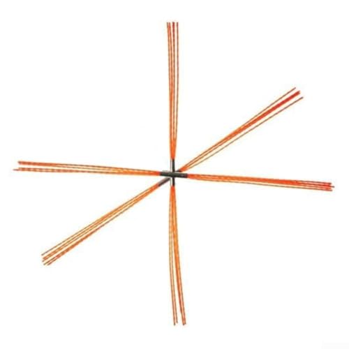 Juego de cepillos de chimenea fáciles de usar, cerdas de repuesto para una limpieza óptima (3 piezas)