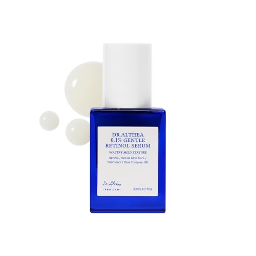 Image of Dr.Althea 0.1% Gentle Retinol Serum | Helps Reduce Wrinkles, Fine Lines, and Signs of Aging | Gentle Skincare for Day & Night | Korean Vegan Skin Care for All Skin Types | 30ml