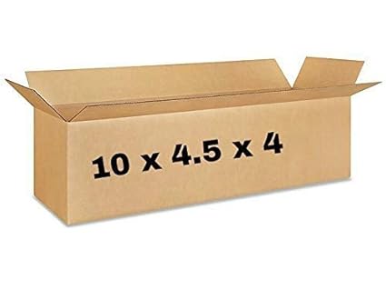 BOTAD 3 Ply Corrugated Box/Shipping Boxes/Packaging Boxes 10 inch x 4.5 inch x 4 inch (100)