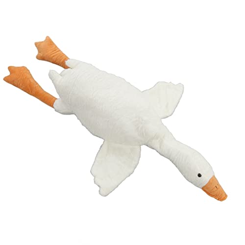 Peluche d'oie mignonne pour décorer le lit d'une chambre cocooning