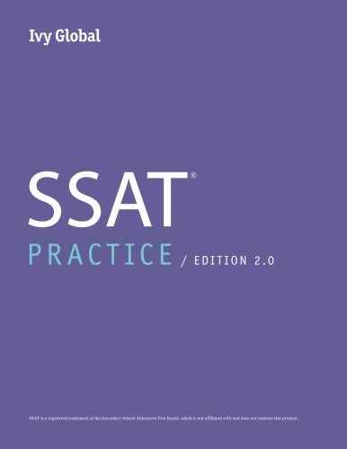Ivy Global SSAT Practice (Prep Book) (Ivy Global SSAT Prep)
