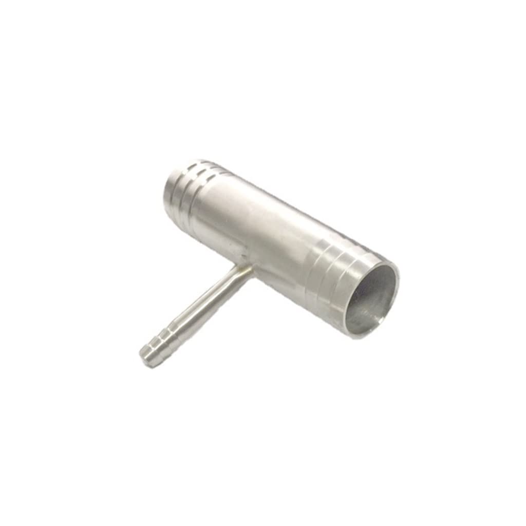 EVANEM Hose Barb Reducer Tee 3 Ways Splitter 304 Stainless Steel, Hosetail Connector Coupler Fitting 3 Way Connectors (Size : 19-16-19mm)