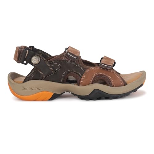 Image of Woodland Men Rust Brown Sandal
