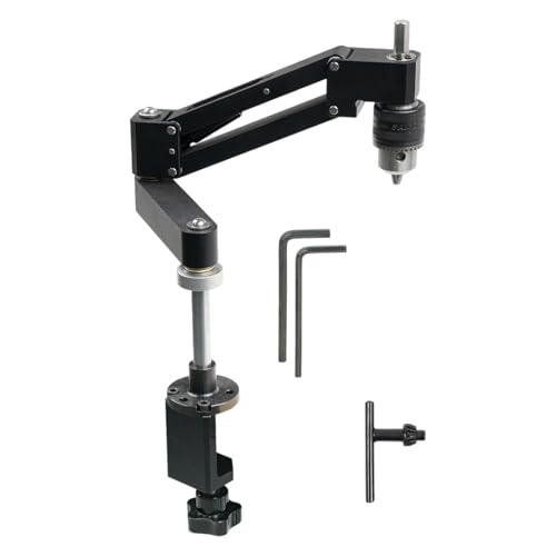 LOVIVER Machine à tarauder pneumatique, Bras de Serrage Flexible, perceuse à tarauder pneumatique Verticale Portable et Facile à Manipuler