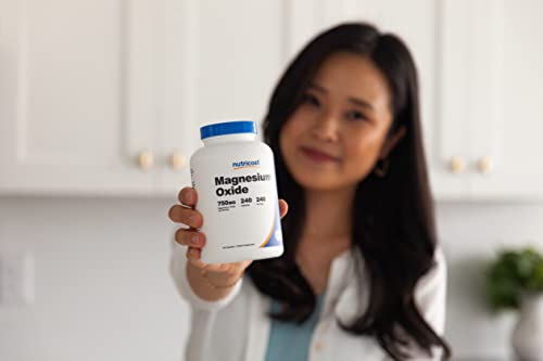 Nutricost Magnesium Oxide 750Mg, 240 Capsules - 420Mg Of Magnesium, Non-Gmo, Gluten Free #TOP2