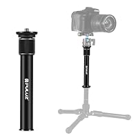 PULUZ Stativverlängerung, 31cm Tripod Extension, Kamera Stativ Verlängerung mit 1/4 Zoll Schraube & 3/8 Zoll Schraube Adapter für DSLR- und SLR-Kameras