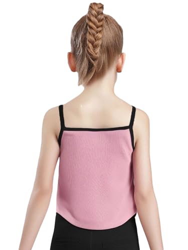 Kids Girls Letter Print Tank Top Sleeveless Spaghetti Strap Vest Stretch Undershirts Crewneck Summer Tee Shirts2