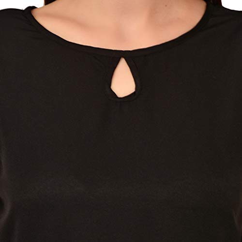 Image of Women's Sleeveless Peplum Top with Waist Tie Belt