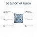 GoCat Catnip Pillow Cat Toy, Square Pillow Stuffed with Catnip and Fill, Single