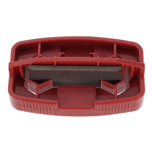 Affûteur de ski rouge et accessoire robuste pour sports d'hiver en station de montagne