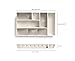 Joseph Joseph Viva - Modular 7-piece Makeup Beauty Drawer Organiser Set, Storage Boxes dividers for makeup, beauty grooming items, cosmetics, hair accessories
