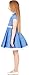 BlackButterfly Niñas 'Lucy' Vestido Clarity Vintage Años 50 (Azul, 7-8 Años)