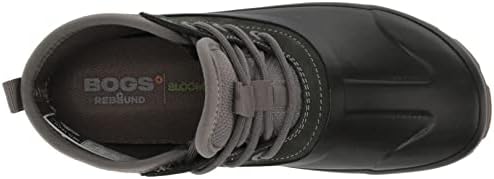 Bogs Womens Classic Casual Lace Leather Boot Snow, Dark Gray, 6 | Image 4