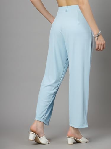 Image of UZARUS Women's Relax Fit Trouser 2 Pockets Baggy Pants