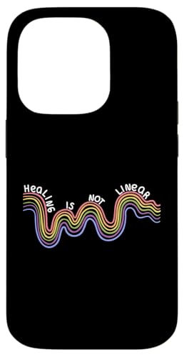 Healing Is Not Linear Mental Health Awareness ���C���{�[ �X�}�z�P�[�X iPhone 14 Pro �p