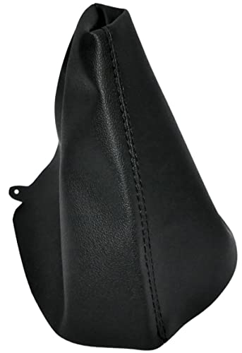 Aerzetix - C59161 - Cuffia soffietto per leva del cambio - compatibile con VW UP! dal 2011 al 2016 - colore: nero - in pelle sintetica