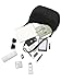Medium Nylon Crossbody Crescent Bag: Black Slouchy Style Shoulder Casual with Adjustable Strap - Minimalist Environmentalist - Commuting Work Daily
