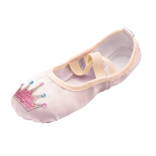 Ballet Shoes with Cartoon Cute Graphic Print for Ballet Performance Yoga Dance Indoor Shoes(Toddler/Little/Big Kid)