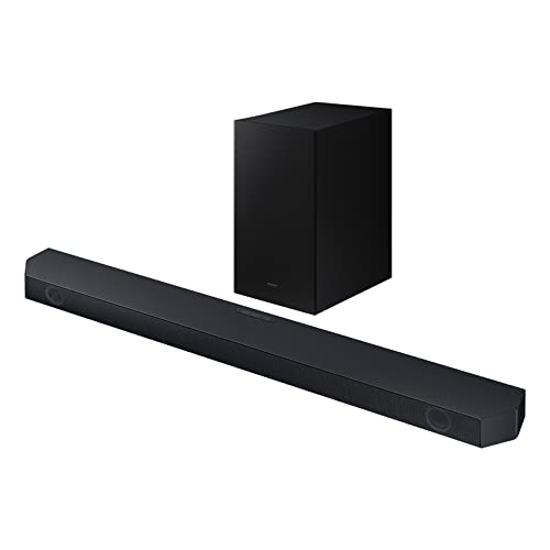Image of SAMSUNG HW-Q60C 3.1ch Soundbar w /Dolby Audio, Q-Symphony, Adaptive Sound Lite, HDMI eARC, Game Mode, Bluetooth, Tap Sound, Wireless Surround Sound Compatible (Newest Model),Black