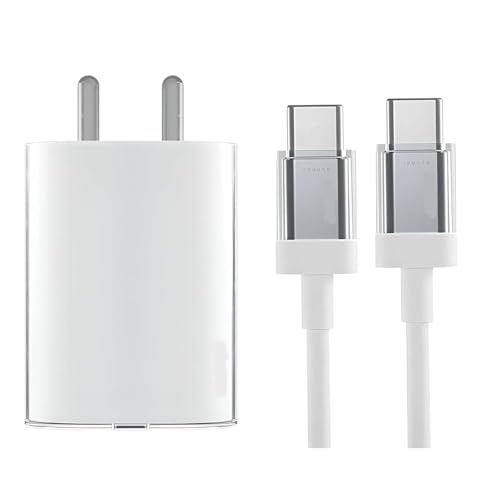 Image of Original Nothing 45W Charging Adapter with 1m Type C Cable for Nothing Phone 2a, Phone 2a Plus, Phone 2, Phone 2A Special Edition, CMF Phone 1, CMF Buds Pro Rapid Charging Adapter, White