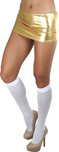 ToBeInStyle Women's Metallic Mini Skirt3