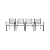 LEVELEVE 4 Piece Patio Dining Set,Outdoor Furniture 4 Textilene Chairs Outside Porch Deck Balcony Backyard Set(4 Chairs)