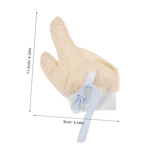 2Pairs Newborn Thumb Stop Gloves Soft Breathable Mittens for Boy Girl Comfortable Protector for Thumb Prevention Safe for Boy Girl2