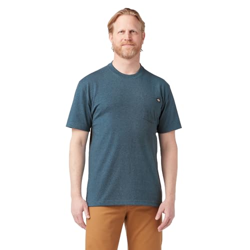 Image of Dickies Men's Heavyweight Heathered Short Sleeve Pocket T-Shirt