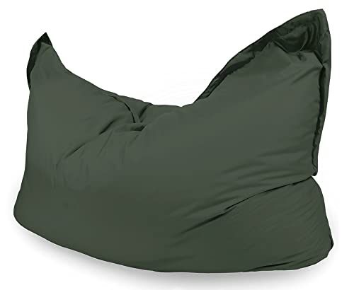 Beautiful Beanbags - Big Brother X-L Funky Bean Bags - Great for Indoor & Outdoor Use, Olive