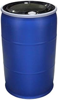 Air Sea Containers 55 Gallon Open-Head UN Rated Poly Drum with Ring Lock Lid
