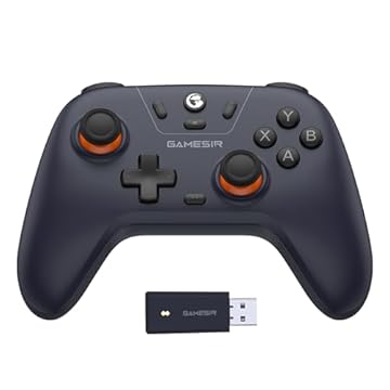 Controlador sem fio GameSir Nova Lite 2.4g para PC com Windows, iPhone, Android, Switch e Steam Deck, Controle Bluetooth Gamepad com gatilho de efeito Hall, Turbo, vibração Rumble(roxo escuro)