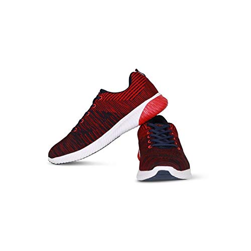 Vector X RS-5050 Jogging Shoes (Red-Navy)
