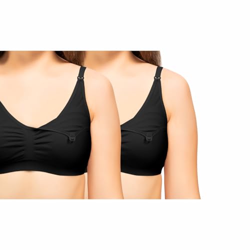Image of NewMom Women's Lycra Non Padded Non-Wired Maternity Bra