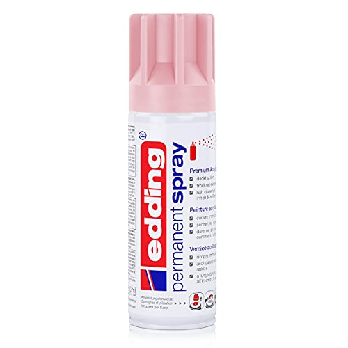 edding 5200 Permanent-Spray - pastell-rosa matt - 200 ml - Acryllack zum...