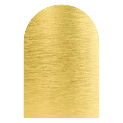 DEQORI Papier peint mural autocollant - 100 x 150 cm - Motif surface dorée brossée - Toile textile - Amovible, décoratif et indéformable - Pour salon, bureau, couloir ou chambre d'enfant