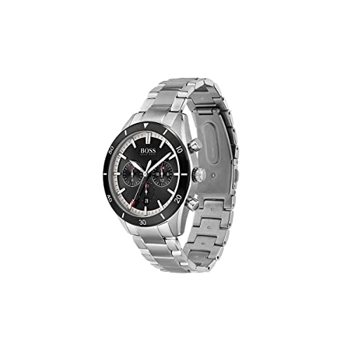 BOSS Men's Quartz Watch with Stainless Steel Strap, Silver, 22 (Model: 1513862) - Image 3