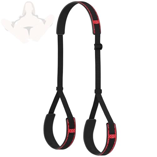 Sangles de cuisse réglables en nylon noir, ensemble de sport pour les jambes