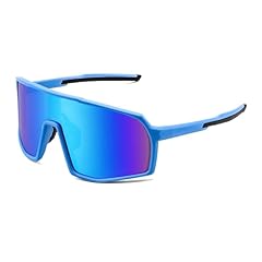 Blue Frame Blue Mirrored Lens