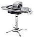 Speedypress SteamRise 8000 Heavy Duty Steam Ironing Press | 81cm Pressing Surface | Bottom-Up Steam Technology | Free Iron Attachment + Anti-Scale Filter | With Stand | 2200S | Silver