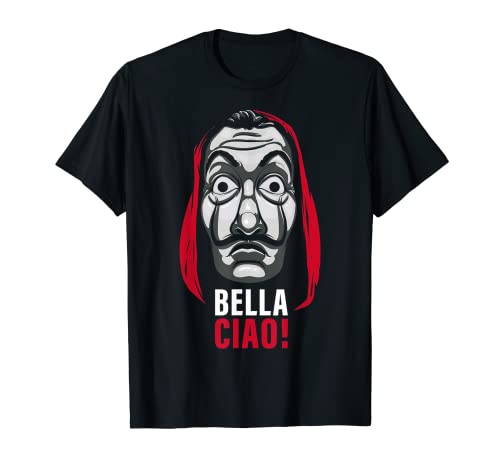 Netflix La Casa De Papel Bella Ciao Mask Camiseta
