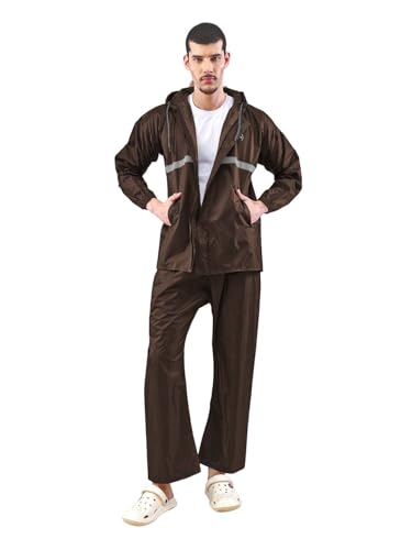Image of LUX VENUS Reflecting Design Tapping Rain Suit for Men