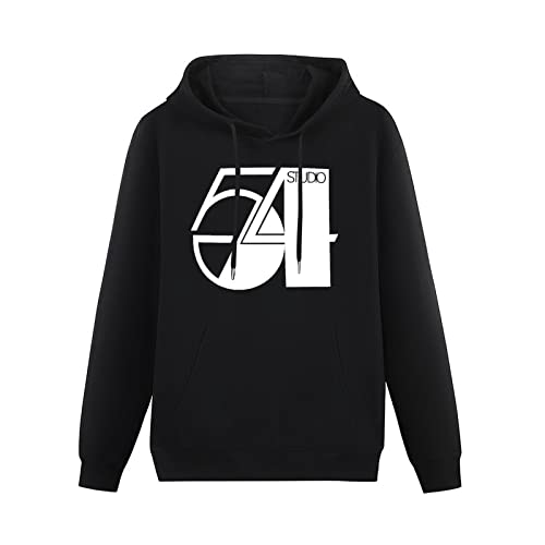 Studio 54 Disco New York New Wave - Disco - Brookn New York Hoody Unisex Ptinted Hoodies Long Sleeve Men's Hooded with Pocket Black XXL