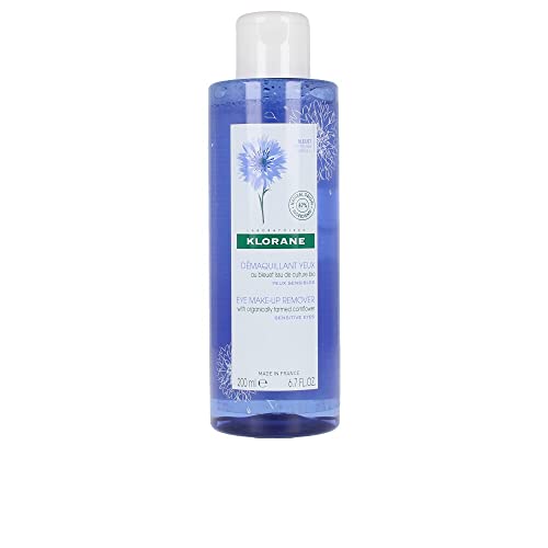 Klorane-Eye-Makeup-Remover-With-Organically-Farmed-Cornflower-For-Sensitive-Skin-Free-of-Oil-Fragrance-Sulfates-67-fl-oz Klorane - Eye Makeup Remover With Organically Farmed Cornflower - For Sensitive Skin - Free of Oil, -Fragrance, & Sulfates - 6.7 fl. oz. - Image 1