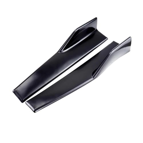 Side Skirts, 2pc Car Side Skirt Splitter Lip Winglet Diffuser Universal 120cm/47.2in Car Universal Side Skirts Extension Splitters Body Kit, Shiny Black