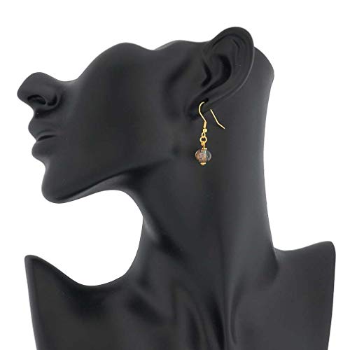 Glass Of Venice Murano Glass Starlight Balls Earrings - Teal3